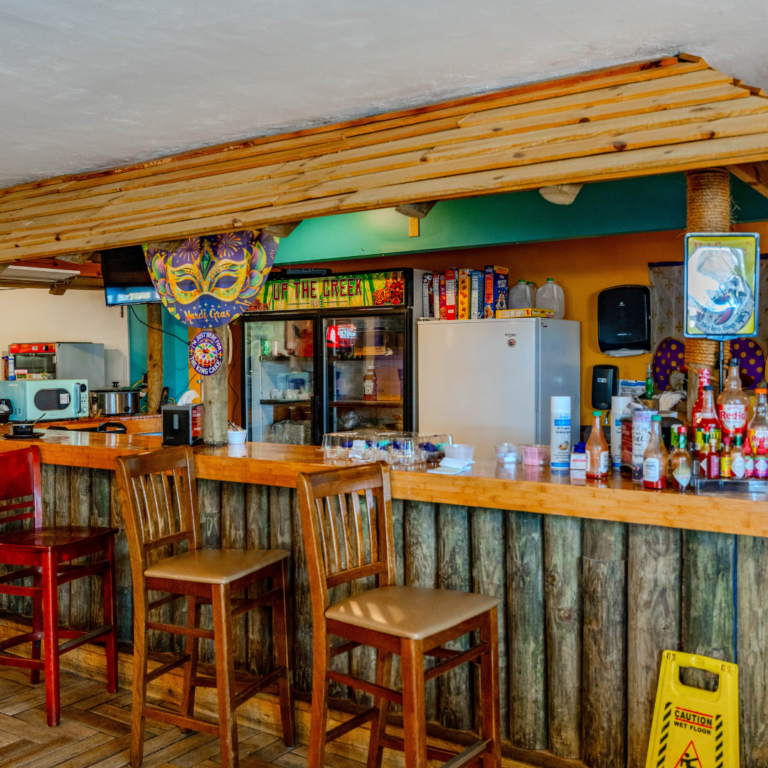Bar at on-site restaurant