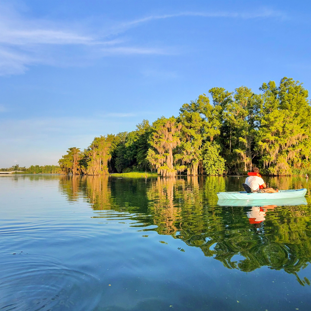 canoe on Merritt's Mill Pond